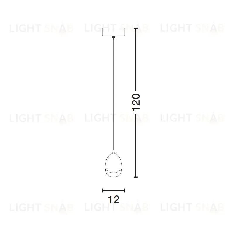 Подвесной светильник DeLight Collection Terrene MD13003023-1A chrome MD13003023-1A chrome