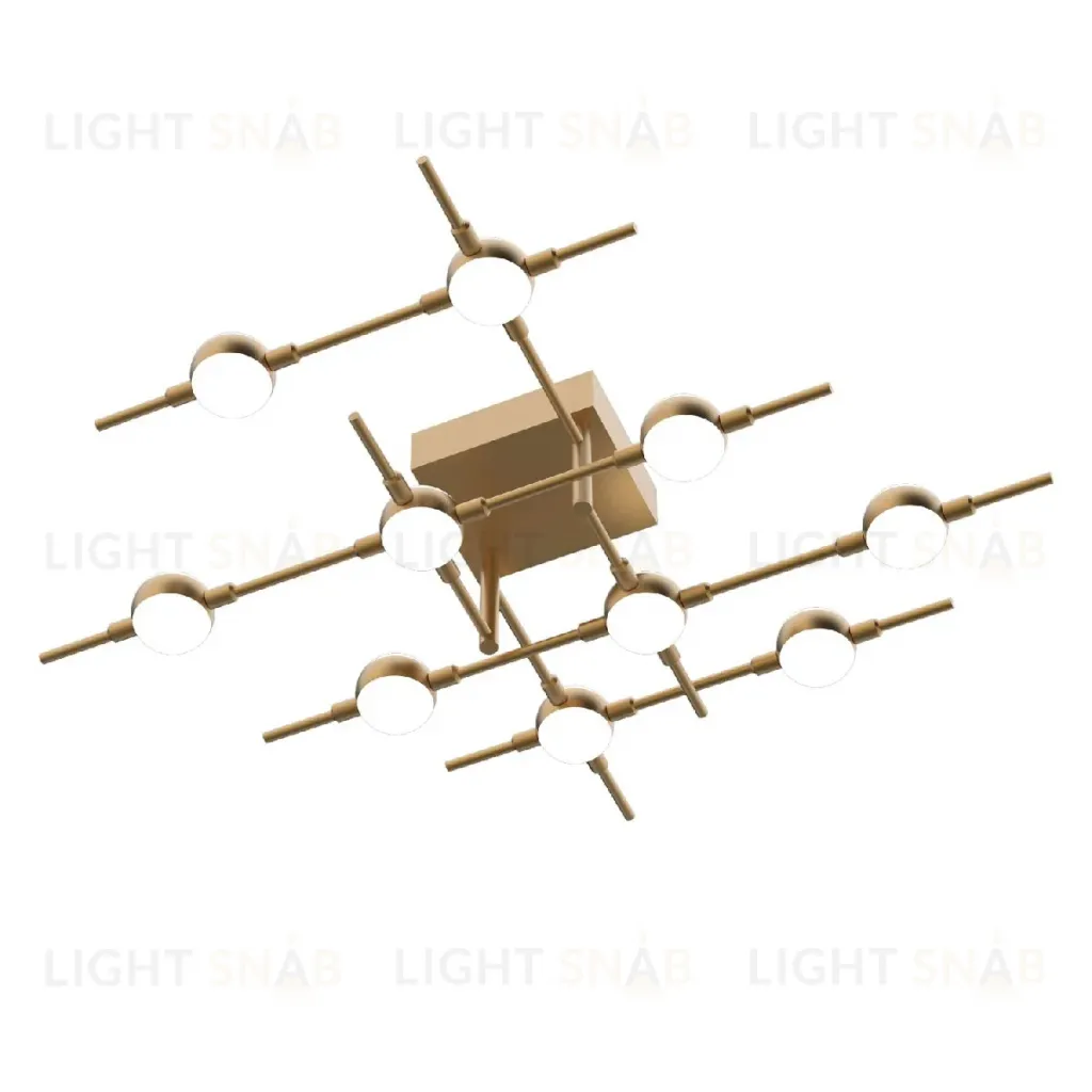 Потолочная люстра DeLight Collection Molecular MX18001067-10A gold MX18001067-10A gold