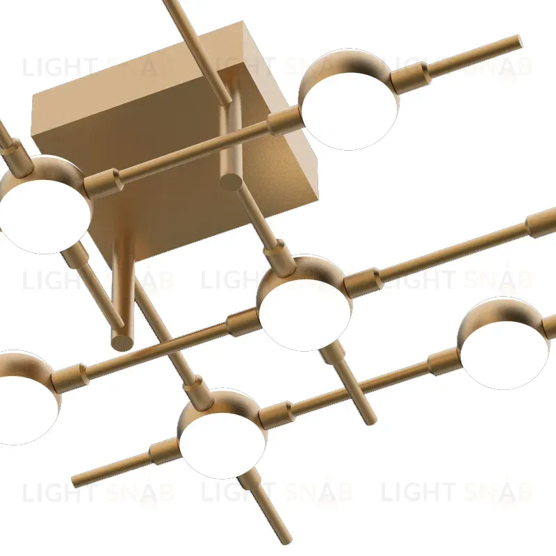 Потолочная люстра DeLight Collection Molecular MX18001067-10A gold MX18001067-10A gold