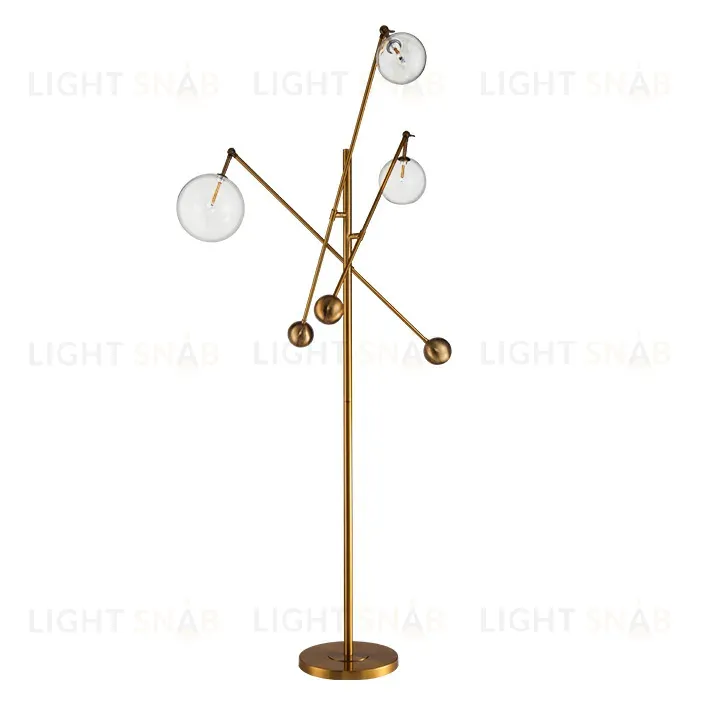 Торшер DeLight Collection Globe Mobile KG0965F-3 brass KG0965F-3 brass