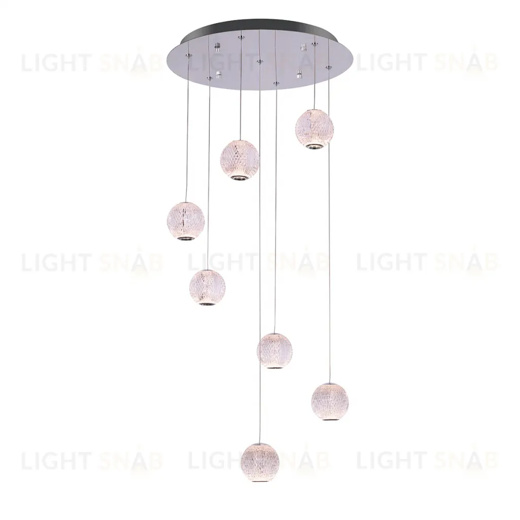 Подвесная люстра DeLight Collection Elliot Diamante MD20001012-7A chrome MD20001012-7A chrome