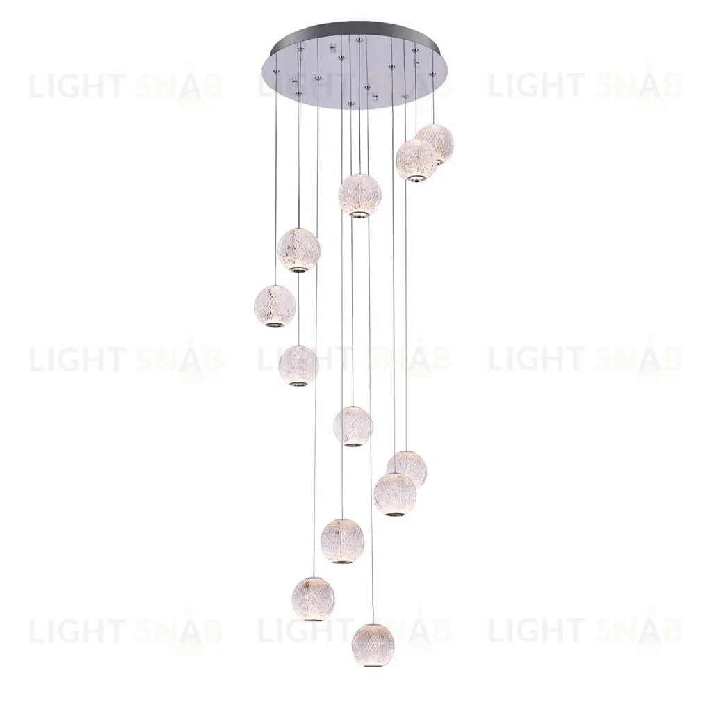 Подвесная люстра DeLight Collection Elliot Diamante MD20001012-12A chrome MD20001012-12A chrome