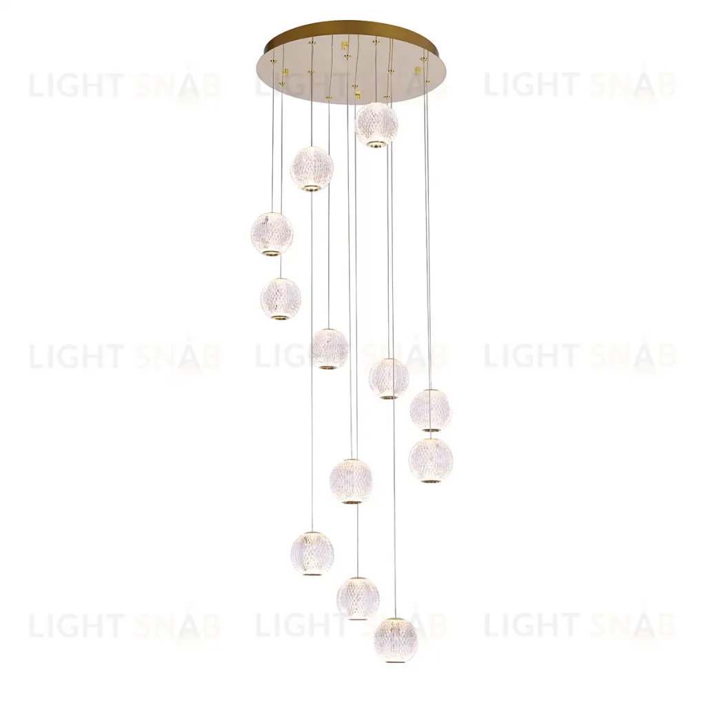 Подвесная люстра DeLight Collection Elliot Diamante MD20001012-12A gold MD20001012-12A gold