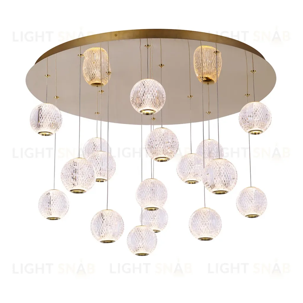 Подвесная люстра DeLight Collection Elliot Diamante MD20001012-17A gold MD20001012-17A gold