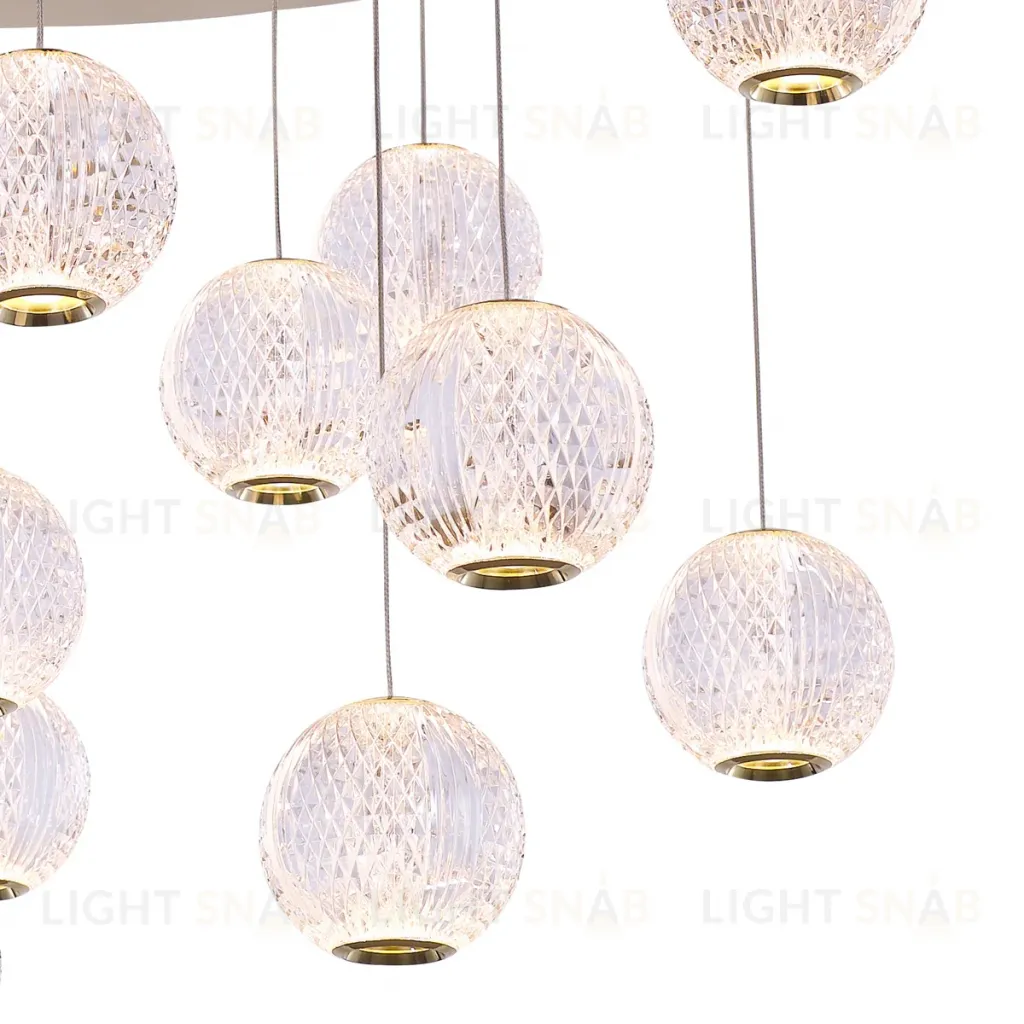Подвесная люстра DeLight Collection Elliot Diamante MD20001012-17A gold MD20001012-17A gold