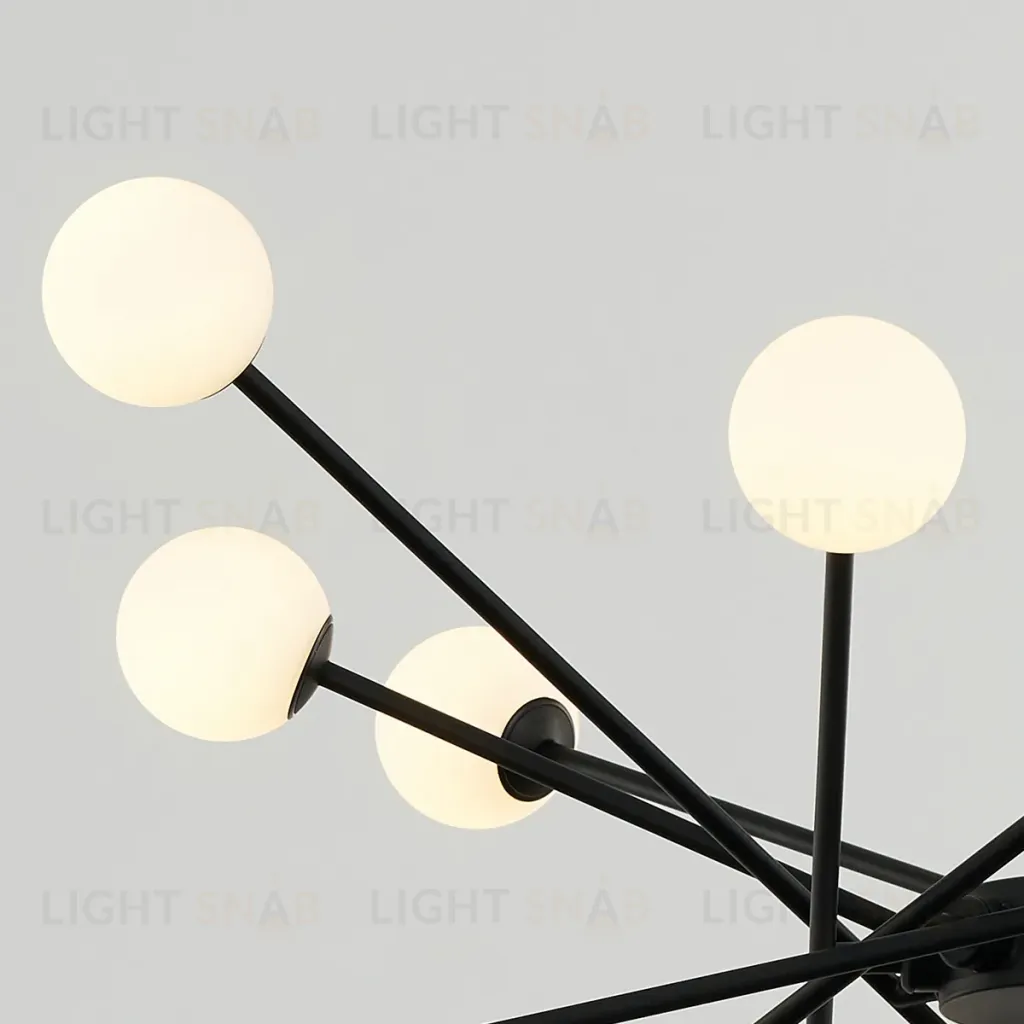 Люстра на штанге DeLight Collection MD19001025-16A black MD19001025-16A black