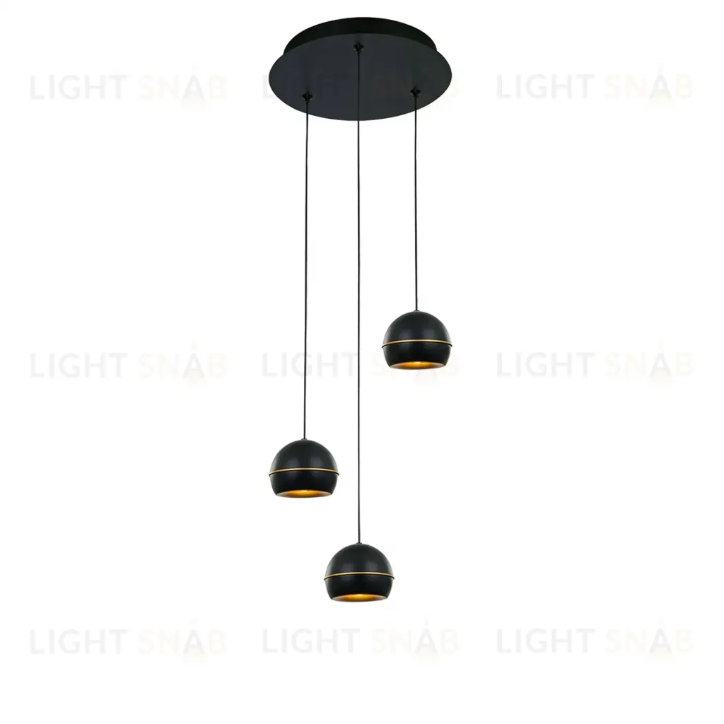 Подвесной светильник DeLight Collection MD21001034-3A black/gold MD21001034-3A black/gold