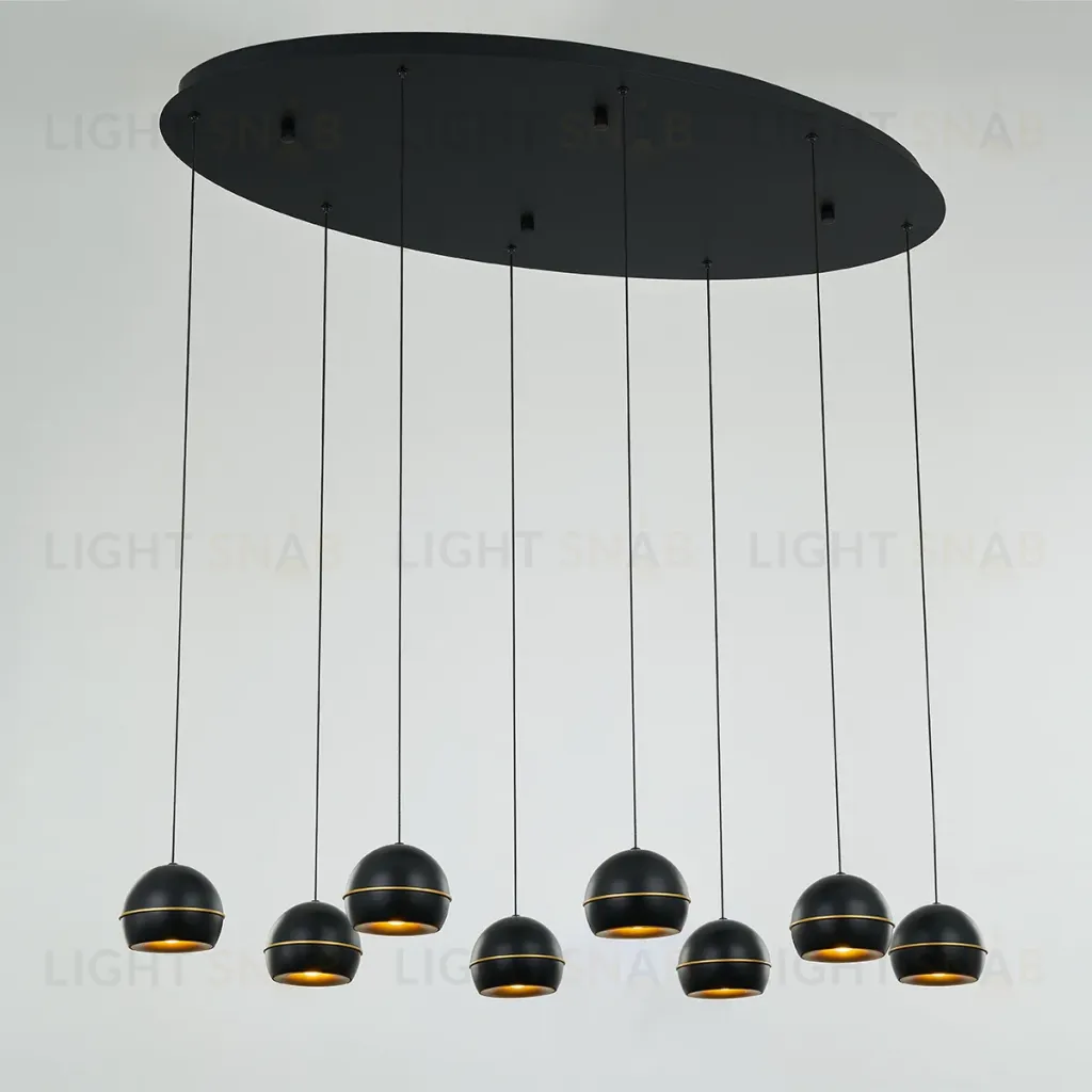 Подвесная люстра DeLight Collection MD21001034-8A black/gold MD21001034-8A black/gold
