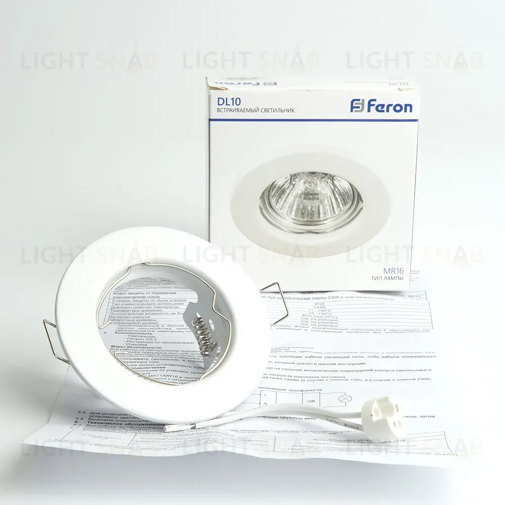 Встраиваемый светильник Feron DL10 48463 48463