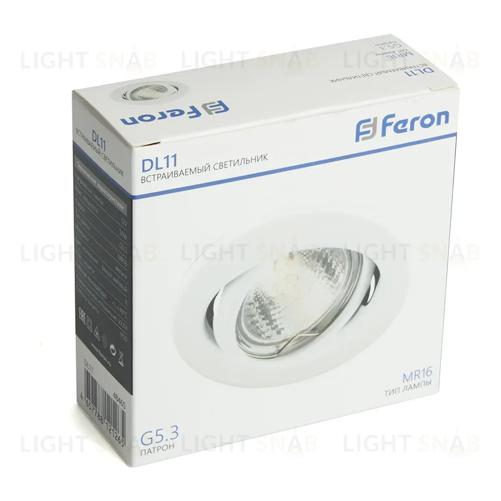 Встраиваемый светильник Feron DL11 48465 48465