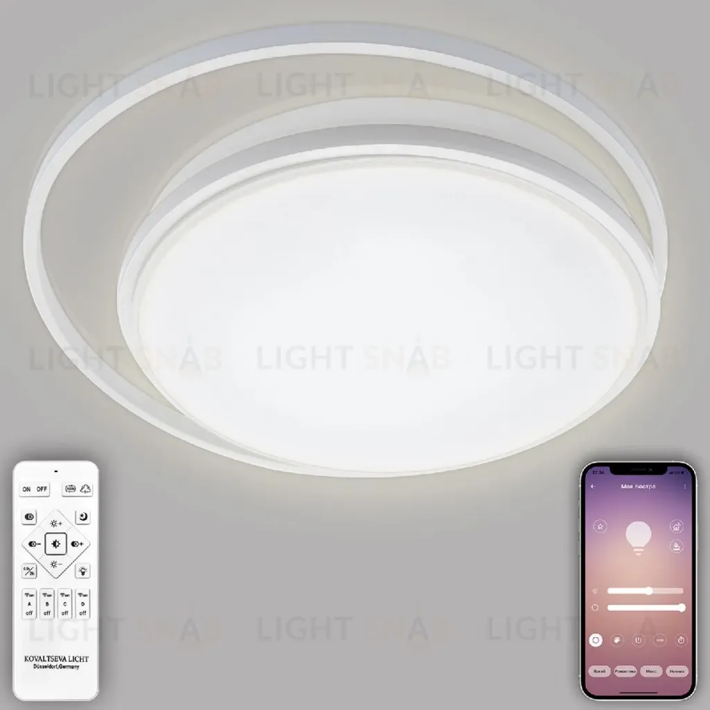 Потолочная люстра Natali Kovaltseva Groove LED LAMPS 81186 LED LAMPS 81186