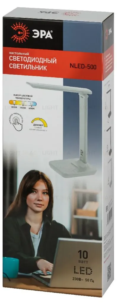 Настольная лампа Эра NLED-500-10W-W Б0057192 Б0057192