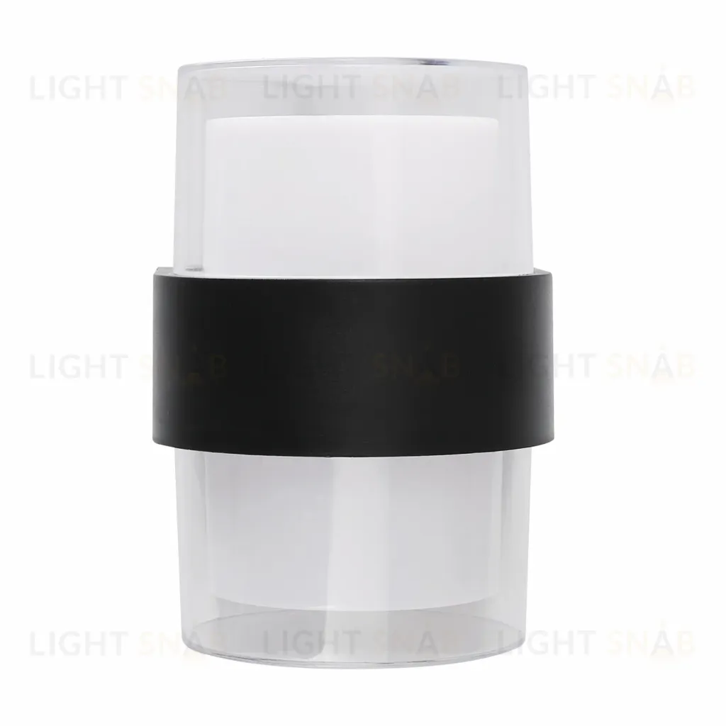 Уличный настенный светильник Uniel ULU-P22B-2x5W/4000K IP65 BLACK UL-00010516 ULU-P22B-2x5W/4000K IP65 BLACK