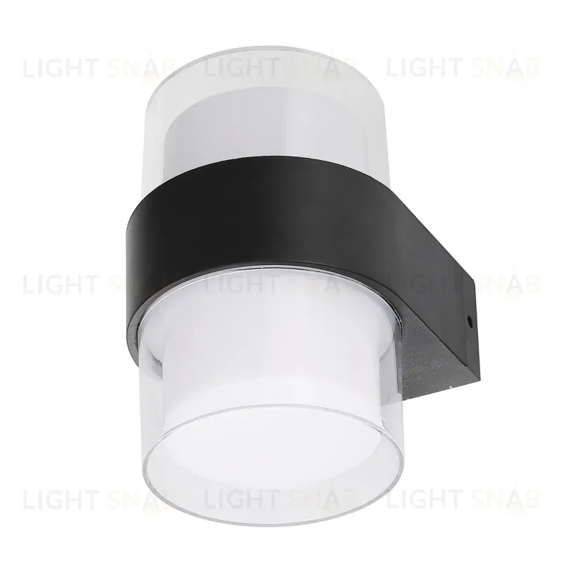 Уличный настенный светильник Uniel ULU-P22B-2x5W/4000K IP65 BLACK UL-00010516 ULU-P22B-2x5W/4000K IP65 BLACK