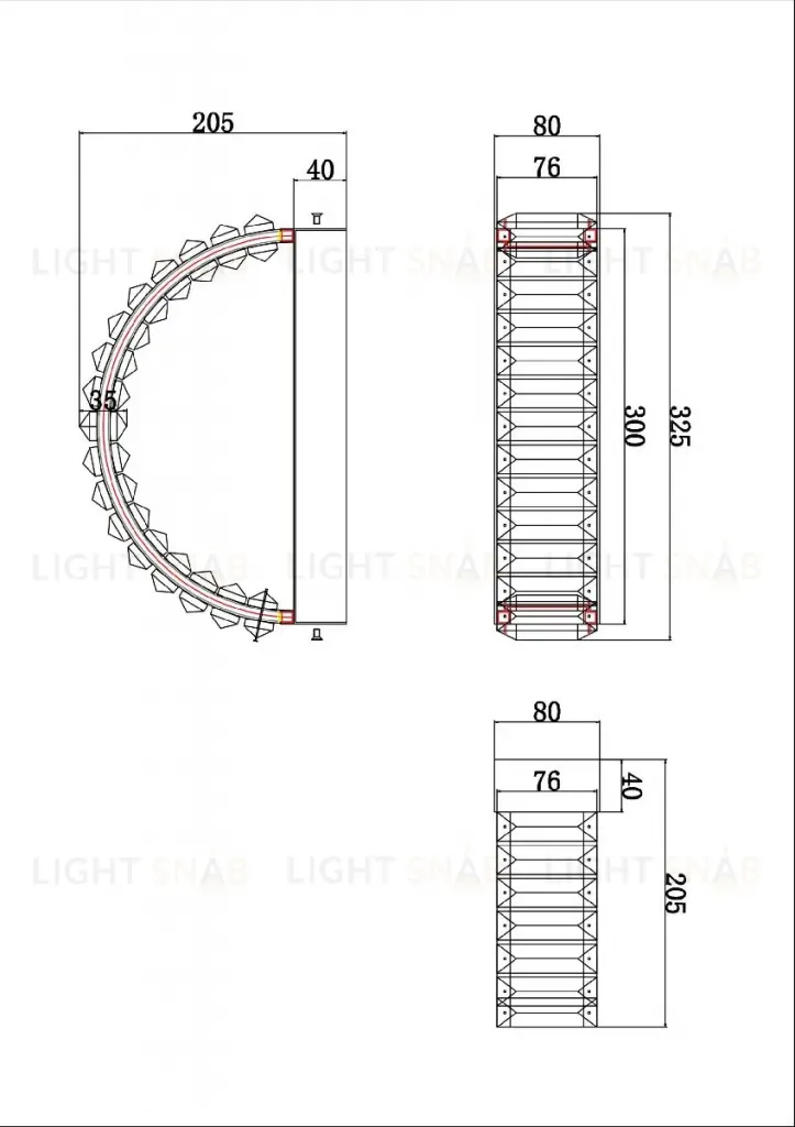 Настенный светильник Divinare Renata 1135/17 AP-10 1135/17 AP-10