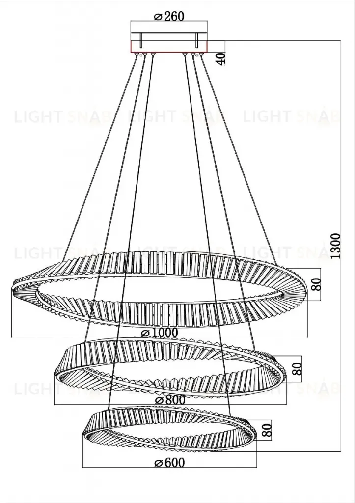 Подвесная люстра Divinare Millie 1136/17 SP-140 1136/17 SP-140