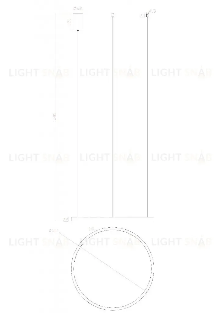 Подвесная люстра Arte Lamp Smooth A2223SP-1PB A2223SP-1PB