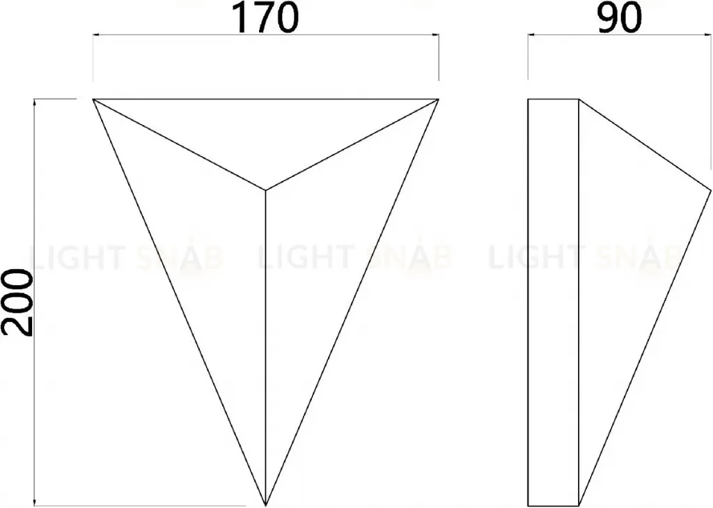 Настенный светильник Arte Lamp Trapeze A2033AP-1PB A2033AP-1PB