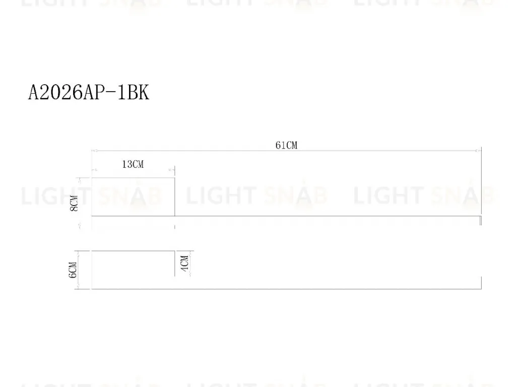 Настенный светильник Arte Lamp Sargas A2026AP-1BK A2026AP-1BK