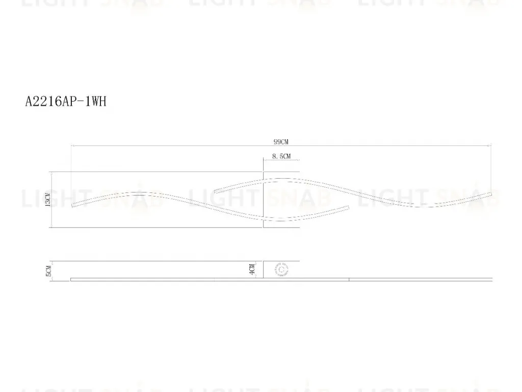 Настенный светильник Arte Lamp Aludra A2216AP-1WH A2216AP-1WH