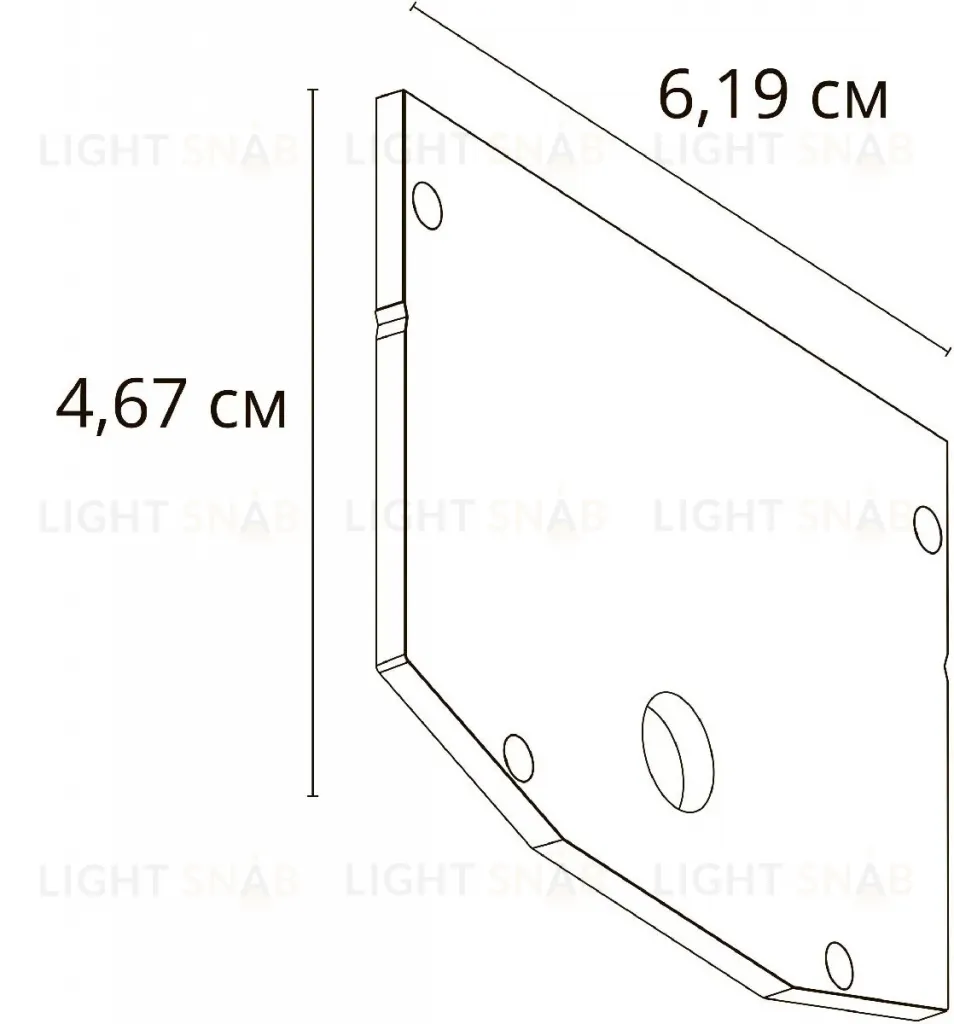 Внешняя заглушка для магнитного шинопровода Arte Lamp Linea-Accessories A483206E A483206E