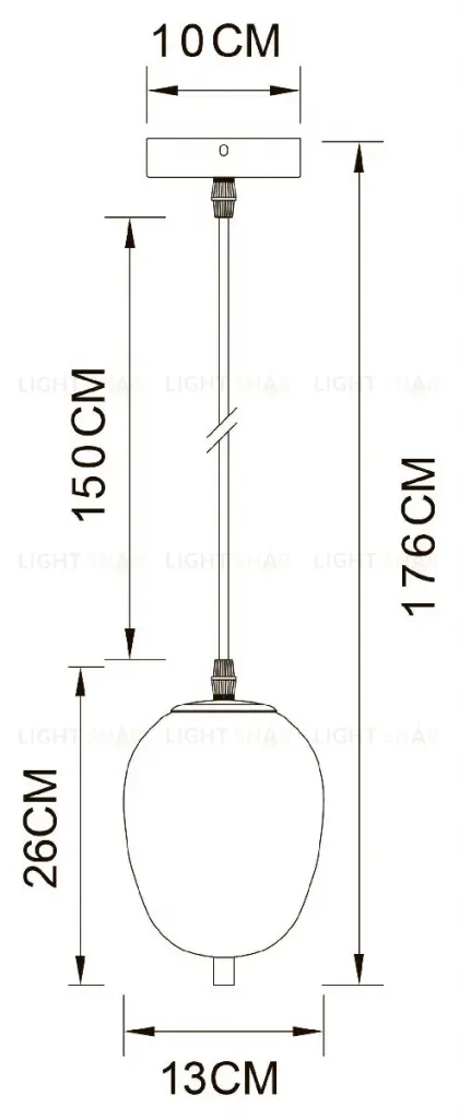 Подвесной светильник Arte Lamp Freddie A2232SP-1PB A2232SP-1PB
