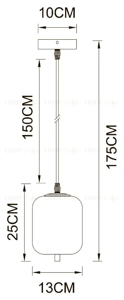 Подвесной светильник Arte Lamp Freddie A2234SP-1PB A2234SP-1PB