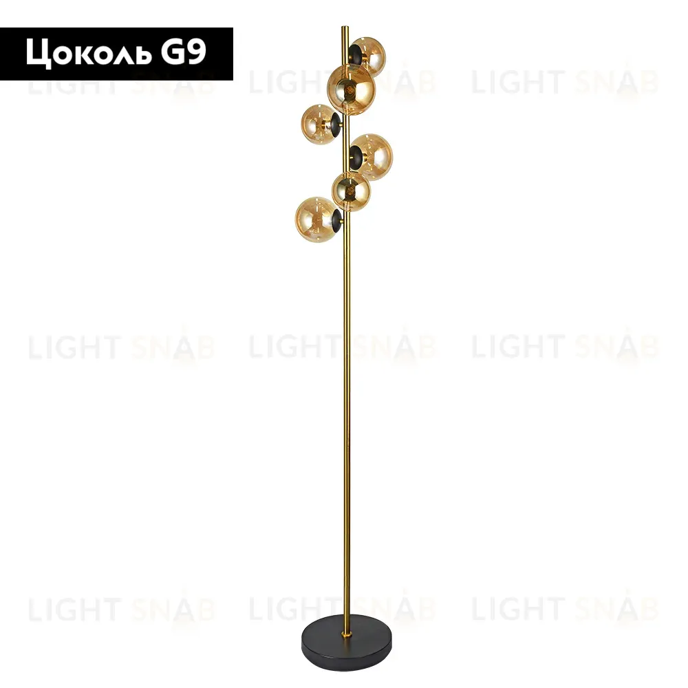 Торшер Arte Lamp Gemini A2243PN-6PB A2243PN-6PB