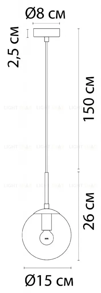 Подвесной светильник Arte Lamp Volare A1915SP-1GO A1915SP-1GO