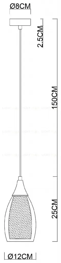 Подвесной светильник Arte Lamp Barry A7951SP-1GO A7951SP-1GO