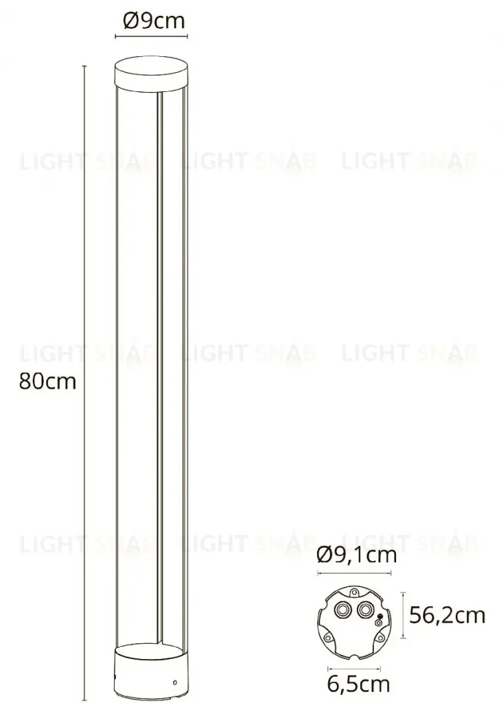 Ландшафтный светильник Arte Lamp New York A1680PA-1BK A1680PA-1BK