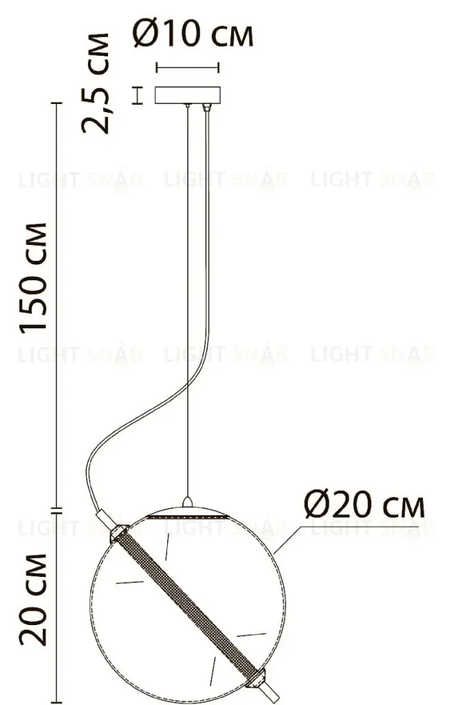 Подвесной светильник Arte Lamp Нolly A3220SP-1PB A3220SP-1PB