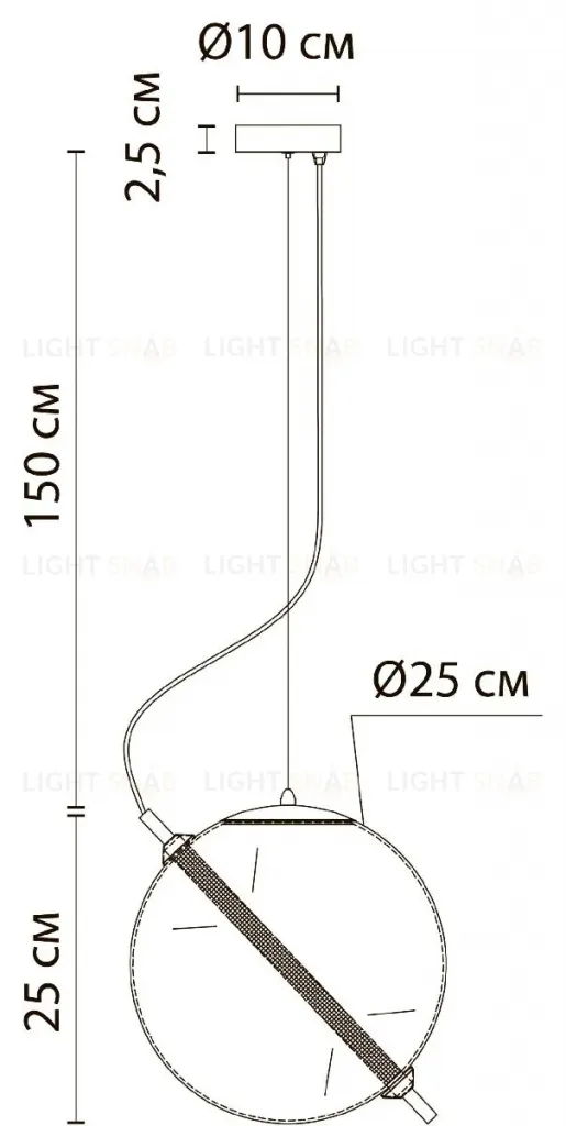Подвесной светильник Arte Lamp Нolly A3225SP-1PB A3225SP-1PB