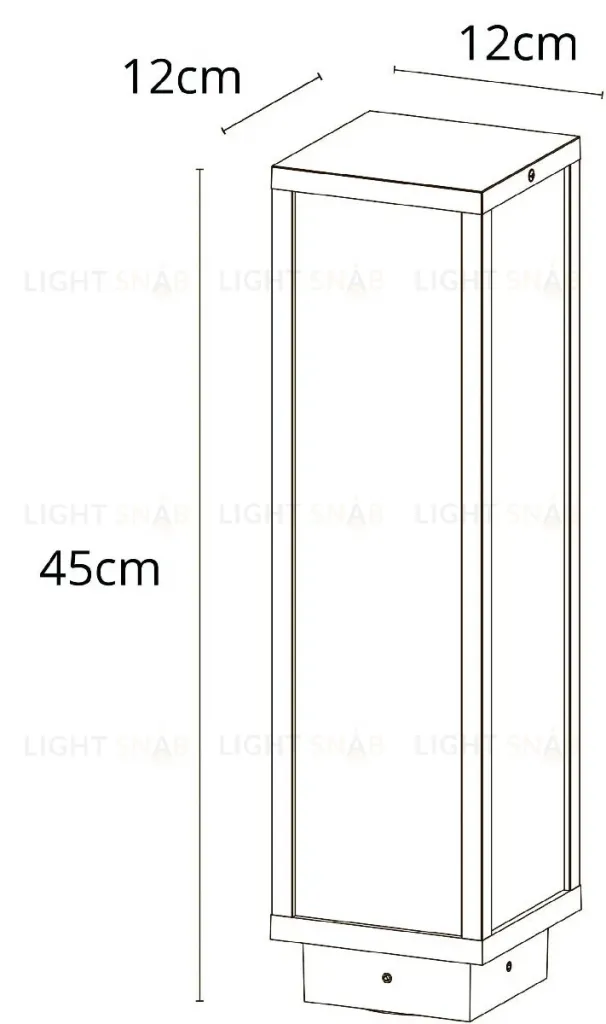 Ландшафтный светильник Arte Lamp Pot A1631PA-1BK A1631PA-1BK