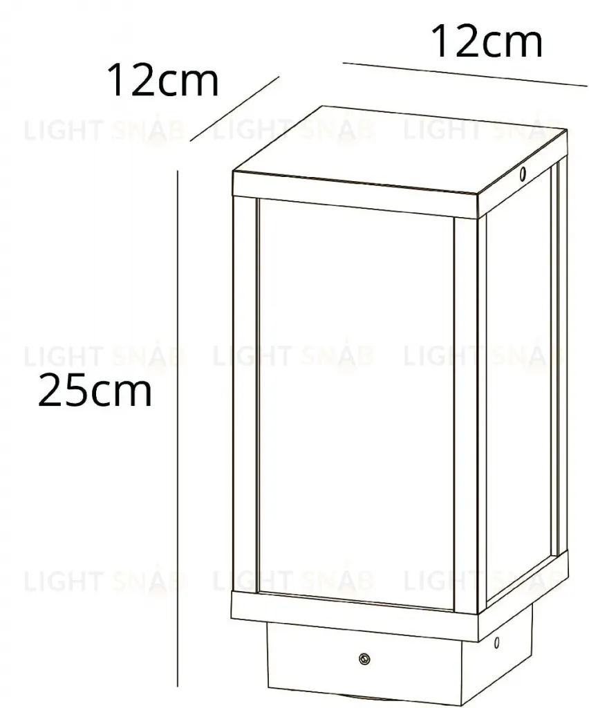 Ландшафтный светильник Arte Lamp Pot A1631FN-1BK A1631FN-1BK