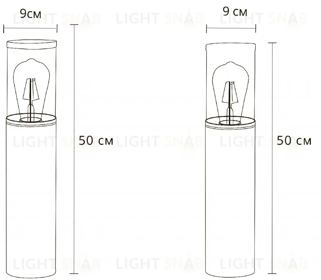 Ландшафтный светильник Arte Lamp Wazn A6215PA-1BK A6215PA-1BK