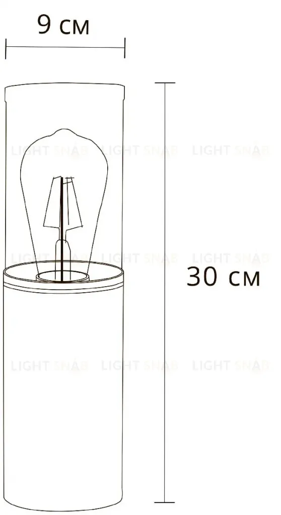 Ландшафтный светильник Arte Lamp Wazn A6218FN-1BK A6218FN-1BK