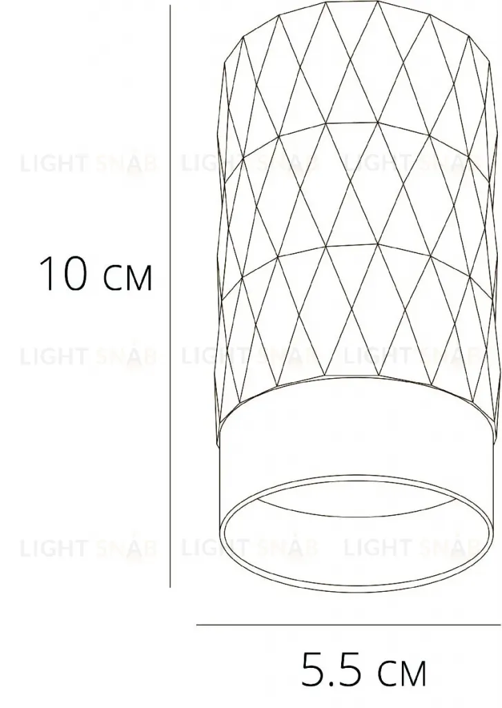 Накладной светильник Arte Lamp Fang A5658PL-1WH A5658PL-1WH