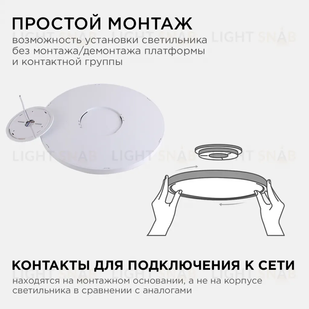 Накладной светильник Apeyron Spin 18-135 18-135