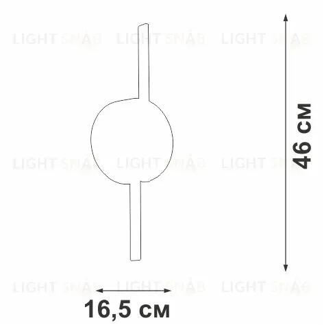 Настенный светильник Vitaluce V3041-0/2A V3041-0/2A