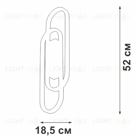 Настенный светильник Vitaluce V3042-1/2A V3042-1/2A