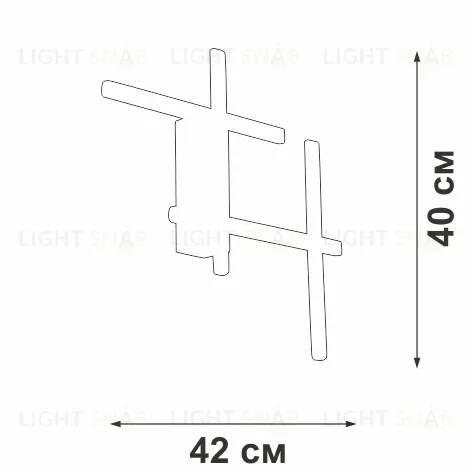 Настенный светильник Vitaluce V3043-0/4A V3043-0/4A