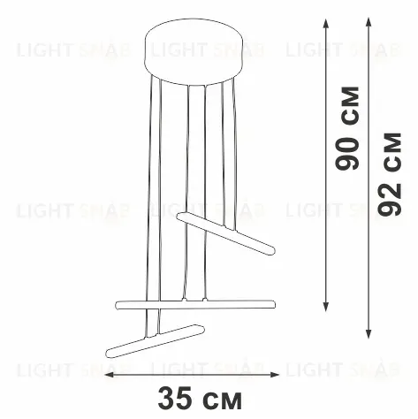 Подвесной светильник Vitaluce V3046-1/3S V3046-1/3S