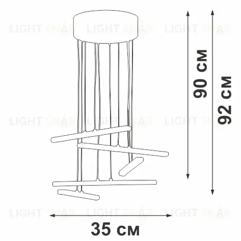 Подвесной светильник Vitaluce V3046-1/5S V3046-1/5S