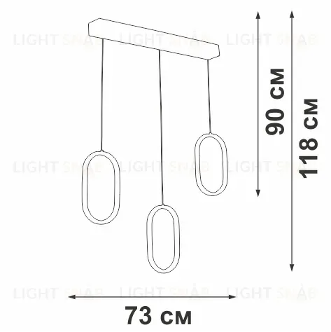 Подвесной светильник Vitaluce V3049-0/3S V3049-0/3S