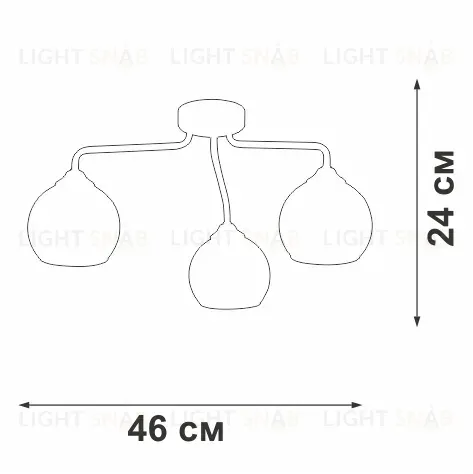 Потолочная люстра Vitaluce V3096-9/3PL V3096-9/3PL