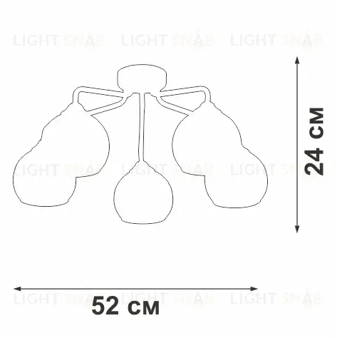Потолочная люстра Vitaluce V3096-9/5PL V3096-9/5PL