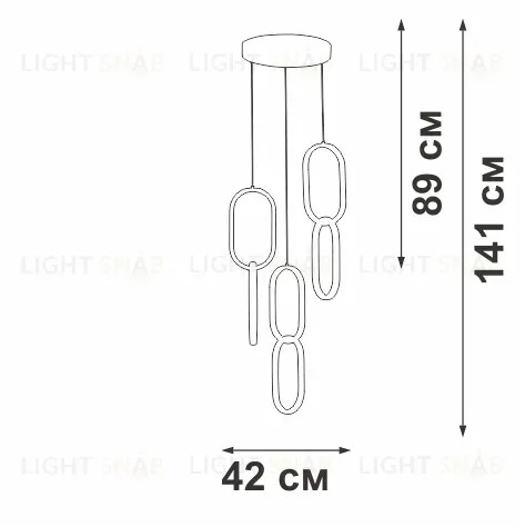 Подвесная люстра Vitaluce V4695-1/6S V4695-1/6S