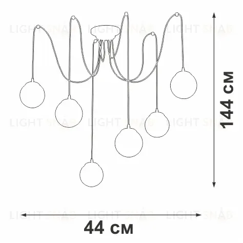 Подвесной светильник Vitaluce V4853/3S V4853/3S