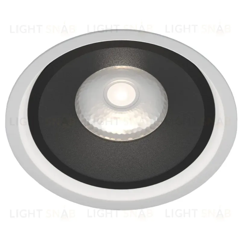 Встраиваемый светодиодный светильник Elektrostandard Slide 25083/LED 6W 4200K белый/черный 4690389194030 a062942 4690389194030
